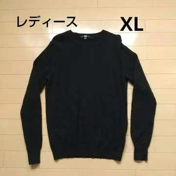 UNIQLO 캐시미어 크루넥 스웨터 블랙 XL