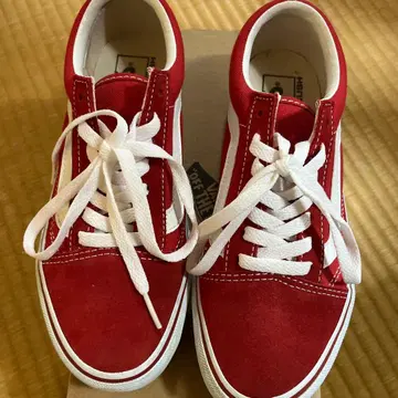 VANS 울트라쿠시 레드 스니커즈