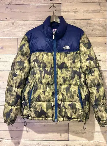 다운 자켓 L 카모플라쥬/네이비