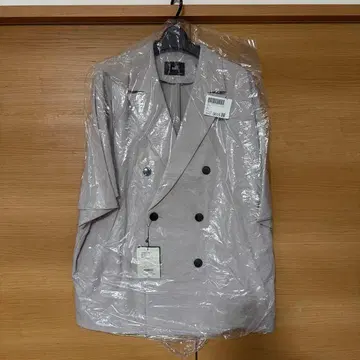 HARE 그레이 더블 브레스트 자켓 S