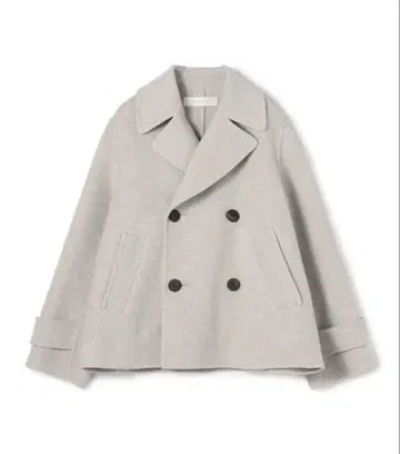 갤러리 바이 울 캐시미어 더블 페이스 P코트 숏 코트