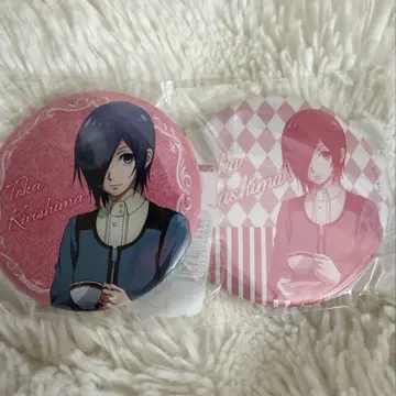 캔뱃지 2개 세트 도쿄 구울 쿠지비키도 키리시마 토우카