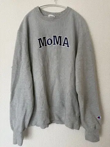 Champion MoMA 로고 트레이닝복 그레이