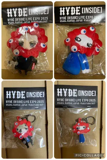 미야쿠미야쿠 HYDE [INSIDE] LIVE 봉제 인형 키링 세트