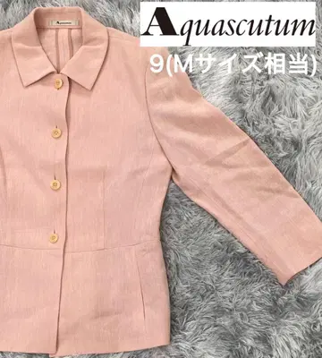 아쿠아큐텀 자켓 수트 핑크 M 사이즈