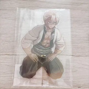 귀멸의 칼날 기둥 연습편 키 비주얼 아크릴 스탠드 시나즈가와 사네미