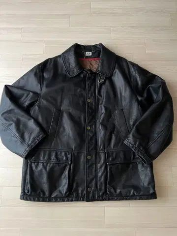 c.p company leather jacket vintage