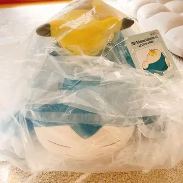 포켓몬 제일복권 B상 잠만보&피카츄 봉제 인형