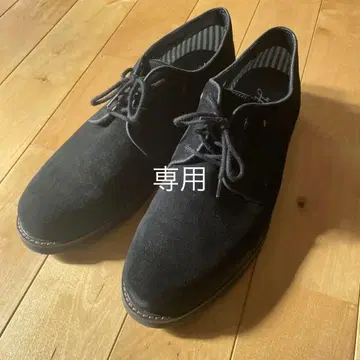 Hawkins 블랙 스웨이드 레이스업 슈즈