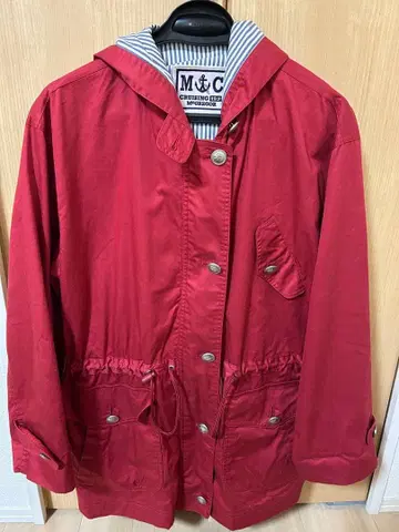 McGREGOR 후드 부착 레드 자켓 M