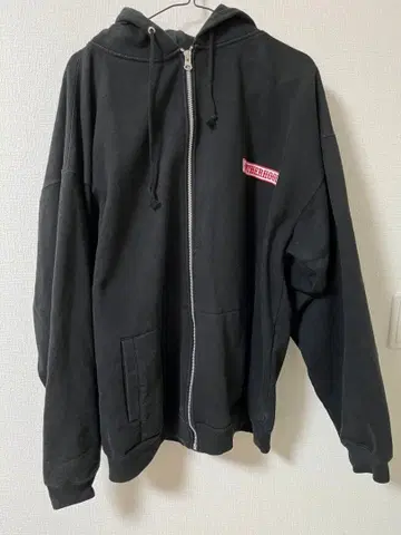 BROTHER HOOD 지퍼 후드티 XXL 블랙
