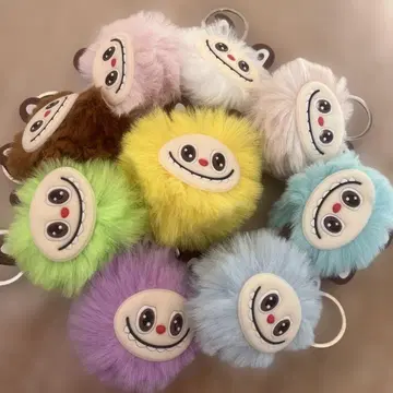 러브 페이스 키링 9개 세트