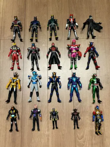 묶음 판매 가면라이더 소프트 비닐 20개