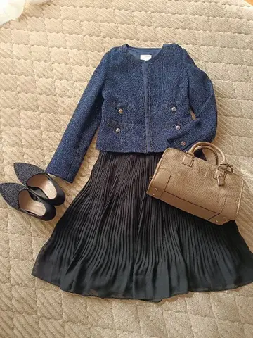 [새상품급] EMMAJAMES / 스커트 셋업 L 고급