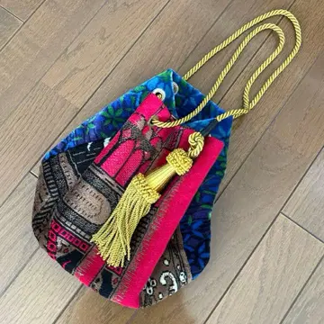 앙셰느망 빈티지 커튼 백