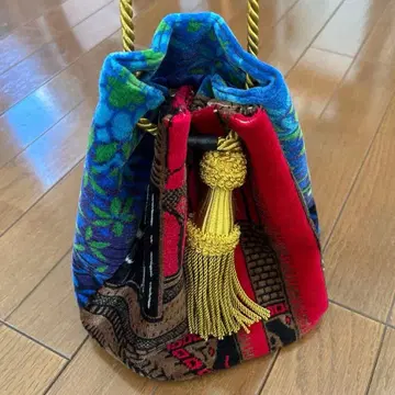 앙셰느망 빈티지 커튼 백