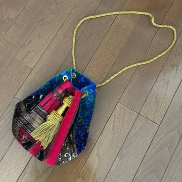 앙셰느망 빈티지 커튼 백