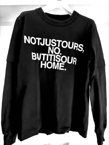 미사용 사카이 sacai 프린트 긴팔 티셔츠 블랙 사이즈 0