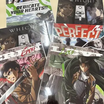 제일복권 진격의 거인 포스터 6장 세트 F상