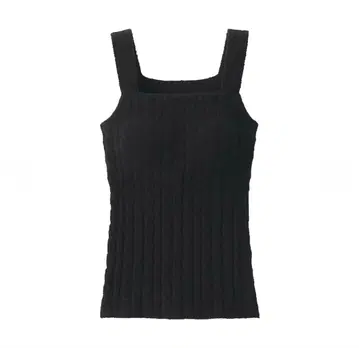 케이블 짜임 탱크탑 L