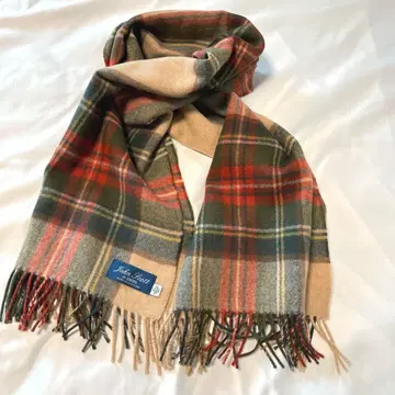 컨디션 최상 SHIPS 존 스캇 울 대형 스톨