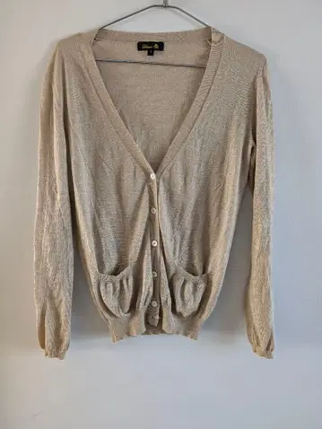 Drawer 베이지 V넥 가디건 사이즈 1