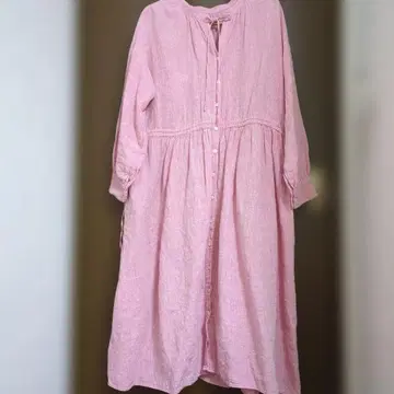 사만사 모스모스 리투아니아 린넨 앞뒤 착용 원피스 2way