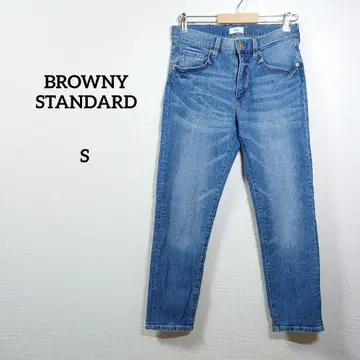 BROWNY STANDARD 청바지 데님 청바지 여성용 면