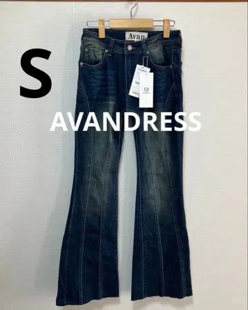 [택 포함 새상품] AVANDRESS 한국 플레어 데님 부츠컷 Y2K S
