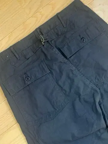 or slow 오어슬로우 퍼티그 팬츠 네이비 일본제