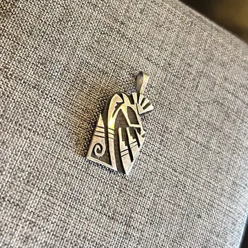 호피족 펜던트 탑 Hopi 코코펠리 실버