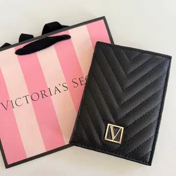 미사용 새상품 Victoria's Secret 여권 케이스 블랙