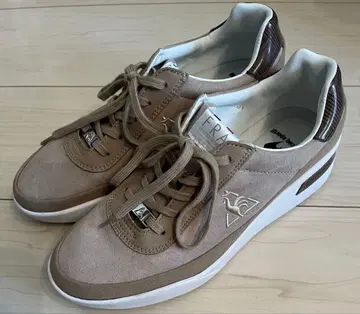 르꼬끄 베이지 스웨이드 스니커즈