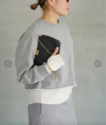 Cropped 맨투맨 풀오버