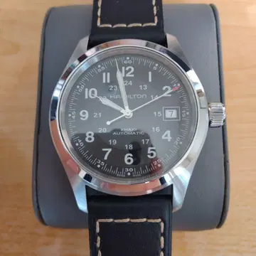 해밀턴 자동 와인딩 시계 카키 필드 오토 38mm 고품질