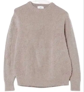 그린 레이블 태즈메이니아 울 니트 M 그레이