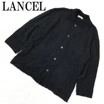 란셀 니트 가디건 차콜 그레이 L B8948