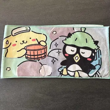 머플러 타월 산리오 극락탕 폼폼푸딩 바츠마루