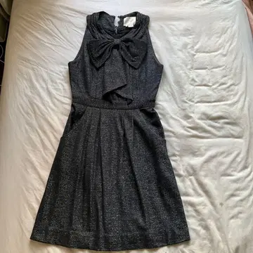 케이트 스페이드 그레이 슬리브리스 원피스