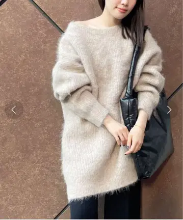 ALPACA SHAGGY LOOSE 풀오버 알파카