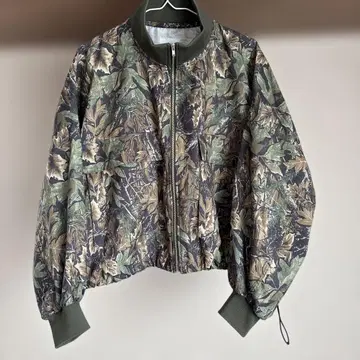 새상품급 렙심 카모플라쥬 패턴 풀 지퍼 자켓