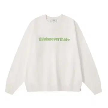 thisisneverthat 화이트 맨투맨