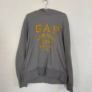 GAP 그레이 후드 부착 후드티