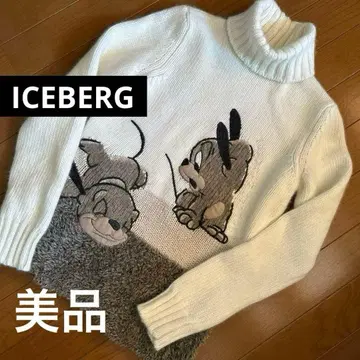 아이스버그 ICEBERG 디즈니 빈티지 니트 새상품급 이탈리아제