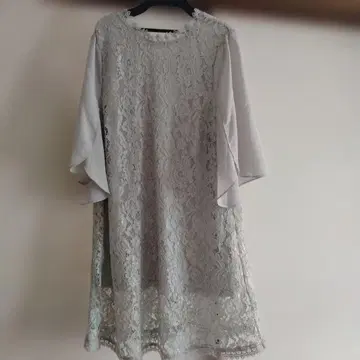 [ 새상품급 ] 화이트 레이스 드레스 사이즈 L