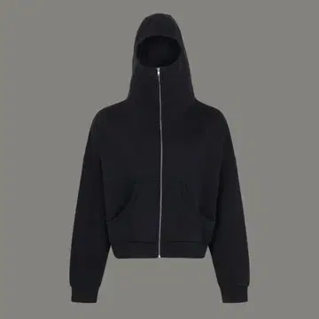 entire studios 블랙 풀 집업 후드티 S