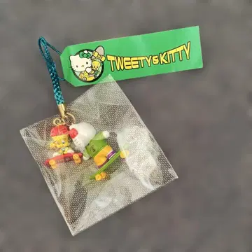 헬로키티 트위티 끈 장식 미개봉