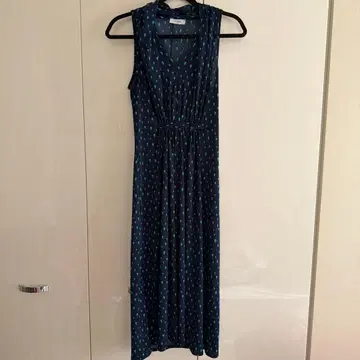 프랑스제 EGERIE 슬리브리스 롱 원피스