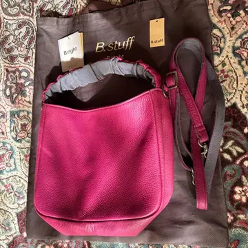 B.stuff 핑크 숄더백