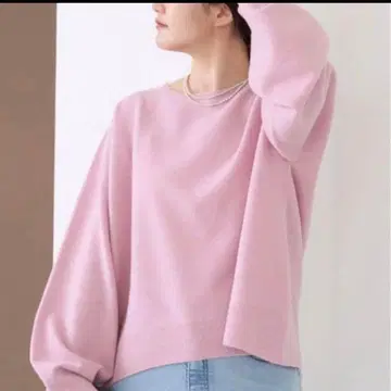 이에나 핑크 니트